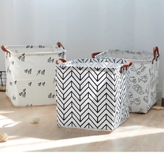 CESTO DE TELA ESTAMPADO MULTIUSOS en internet