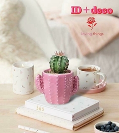 MACETA CACTUS DE CERAMICA