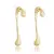Brinco Ear Jacket gota fio orgânico Luna - comprar online