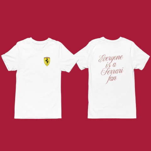 Camiseta Everyone is a Ferrari Fan
