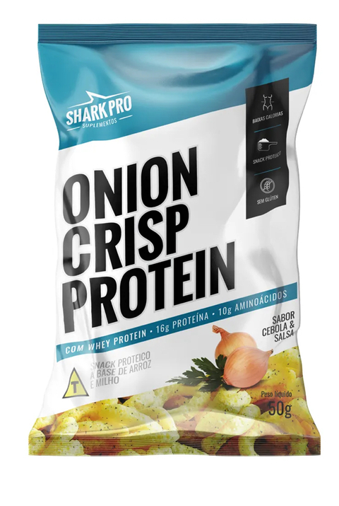 ONION CRISP SALGADINHO PROTEICO