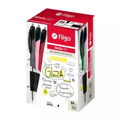BOLIGRAFO FILGO GINZA 027 1.0MM.NEGRO