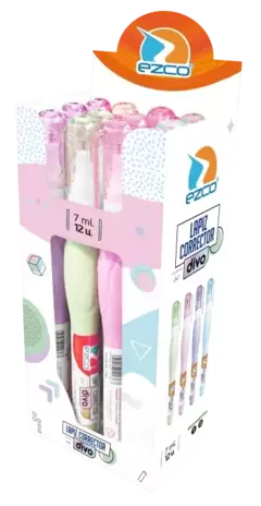 LAPIZ CORRECTOR EZCO DIVO C/PASTEL