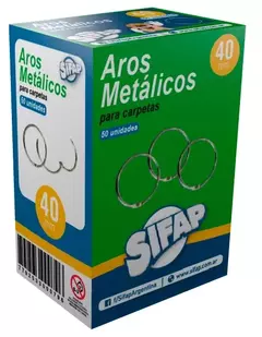 AROS P/CARPETA 40MM.SIFAP C/U
