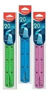 REGLA MAPED PLANA TWIST N FLEX X 20CM