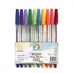 BOLIGRAFO EZCO 1MM.X 10UN