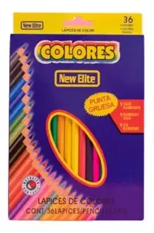 LAPIZ COLOR NEW ELITE X 36UN