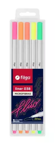 MICROFIBRA FILGO LINER0 38X5UN. FLUO