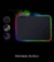 Mouse pad para gamer, mouse rápido, led, 7 linhas rgb, 300mm x 800mm - PinHype