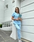 Ambo Frida Liso Flex Celeste/Rosa