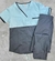 Ambo Liso Arciel bitono Gris Topo/Celeste Cl - comprar online