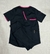 Ambo Liso Flex azul marino/con Fucsia en internet