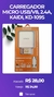 CARREGADOR USB V8-MICRO USB, 2.4A KAIDI KD-109S