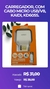 CARREGADOR, COM CABO MICRO USB/V8, KAIDI, KD605S.