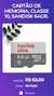 CARTÃO DE MEMORIA, CLASSE 10, SANDISK 64GB.