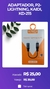 ADAPTADOR P2-LIGHTNING KAIDI KD-215