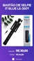BASTÃO DE SELFIE IT BLUE LE-3507