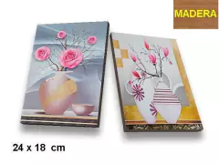 3380 CUADROS MADERA 24X18cm (Bx96)