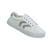 Tênis Branco Prata Casual Ref. 1056