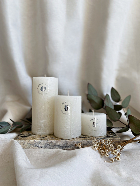 Trio de velas MANTECA