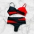 Bikini Claudia Black and red
