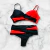 Bikini Claudia Black and red
