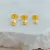 Brinco Trio de Bolinhas P M G Banhado a Ouro 18k Hipoalergênico