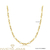 Corrente Groumet 3 em 1 Meia cana em ouro 18k - comprar online