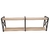 ￼Prateleira estilo industrial Flutuante 20cm x 1,20m Suspensa em Parede - Kit Completo - Dips