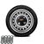 ￼Calota Calotinha Central Tampa Meio Cubo De Roda Gm Chevrolet Onix Aro 14 15 Roda de Ferro 4 Peças na internet