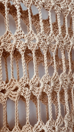Poncho de Verano Calado - Luna de Jazmín Crochet