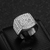 Anel BOSS de luxo dourado com diamante de aço - Macroxis Imports