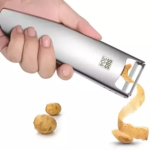 Descascador de Aço Inoxidável, Frutas e Legumes