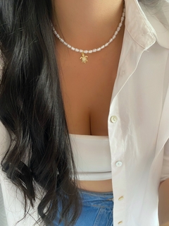 Choker tortuga con circones en internet