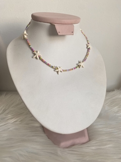 Choker estrella en fósil colores - comprar online