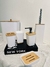 Set de 6 Piezas de Baño de Plástico Liso Blanco - comprar online