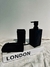 Set de Baño 3 Piezas Piedra Negra Resina - comprar online