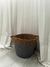 Canasto Gris con Yute - Rufam deco