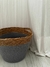 Canasto Gris con Yute - comprar online