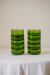 Set de 10 cuencos verdes de vidrio marca Durax - comprar online