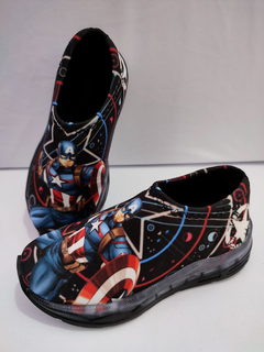 ELASTICA CON LUCES CAPITAN AMERICA