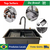 Cuba Pia Gourmet Inox Escovado + Torneira Misturador Cascata Luxo Regulagem P754