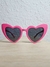 Óculos de Sol Kids Feminino Coração Rosa (POLARIZADO)