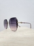 Óculos de Sol Feminino Big Hexagonal Metalico Dêgrade - comprar online