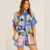 Short Satinado con Estampado "Mirada del Olimpo" - tienda en línea