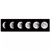 Lua Fase Wall Art Prints, cartazes preto e branco, lona estética, pintura abstr - loja online