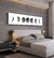 Lua Fase Wall Art Prints, cartazes preto e branco, lona estética, pintura abstr