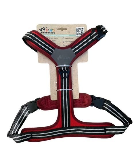 COLEIRA DORSAL (PEITORAL) BRAVO MASCOTAS MOD BRV-19359 58CM PESCOÇO E 85CM PESCOÇO E 85CM PEITO 10-100KG