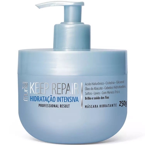 MÁSCARA PROFISSIONAL KEEP REPAIR HIDRATAÇÃO INTENSIVA 250G MURIEL