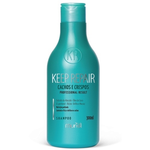 SHAMPOO PROFISSIONAL KEEP REPAIR CACHOS E CRESPOS 300ML MURIEL
